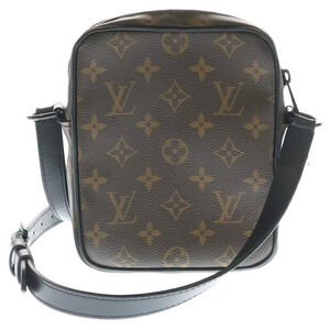Louis Vuitton Brown Monogram over Leather Macassar Bag All Brown Shoulder